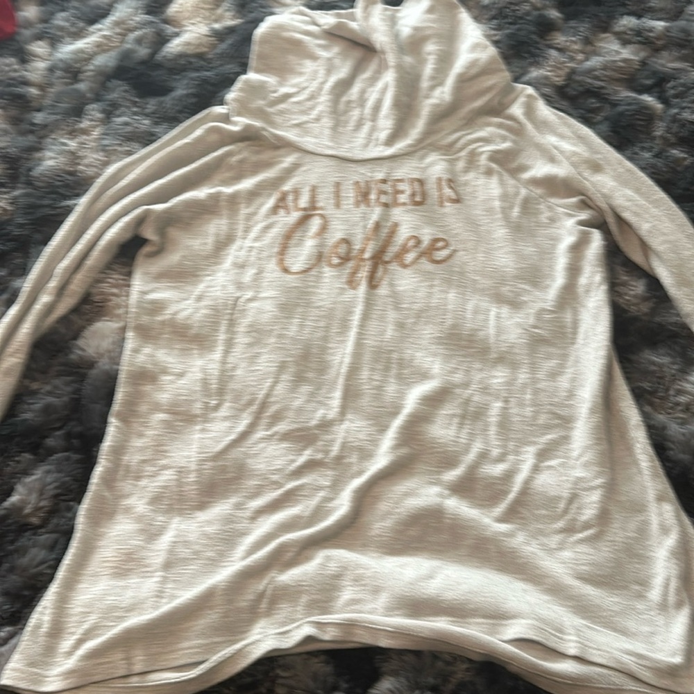 ‘All I Need is Coffee’ sweater
